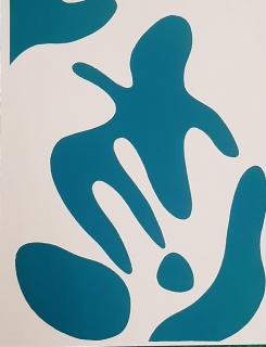 Jean ARP, woodcut, 1958